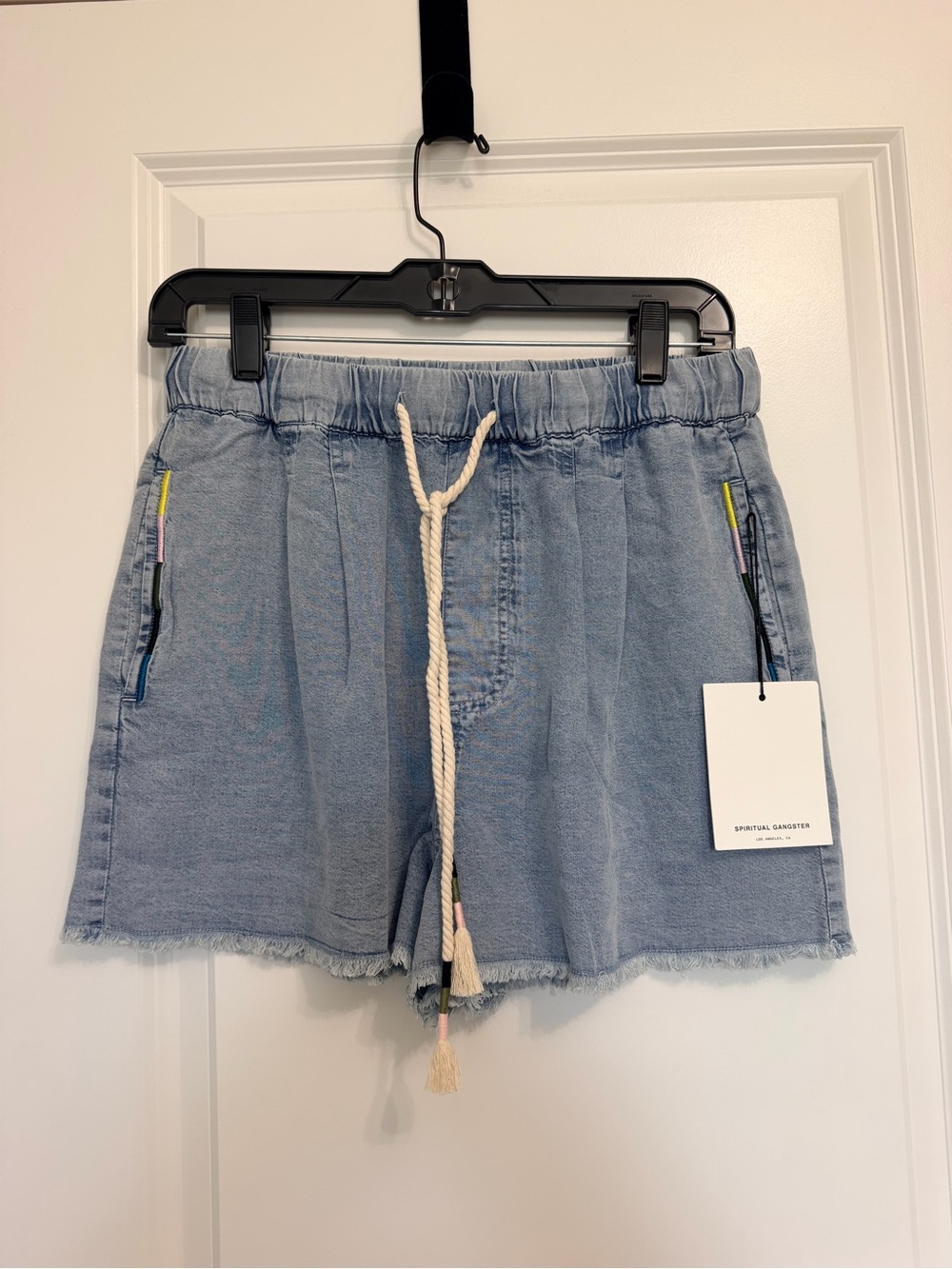 NWT Spiritual Gangster Meadow Chambray Shorts Size M